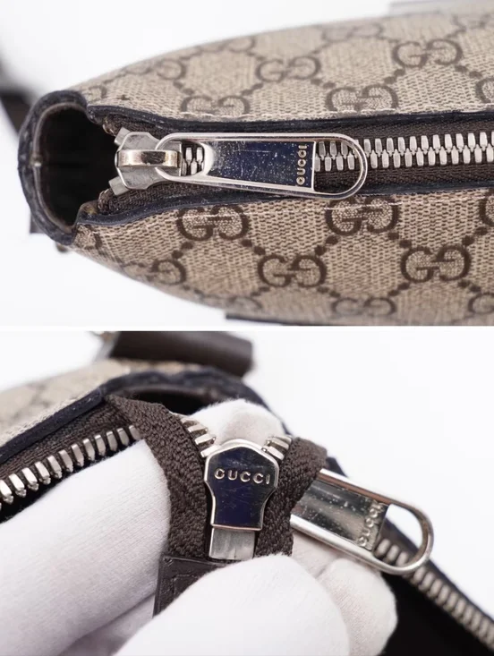 BZ42 💗 Gucci GG Supreme Coated Canvas Messenger Bag - Picture 9 of 12